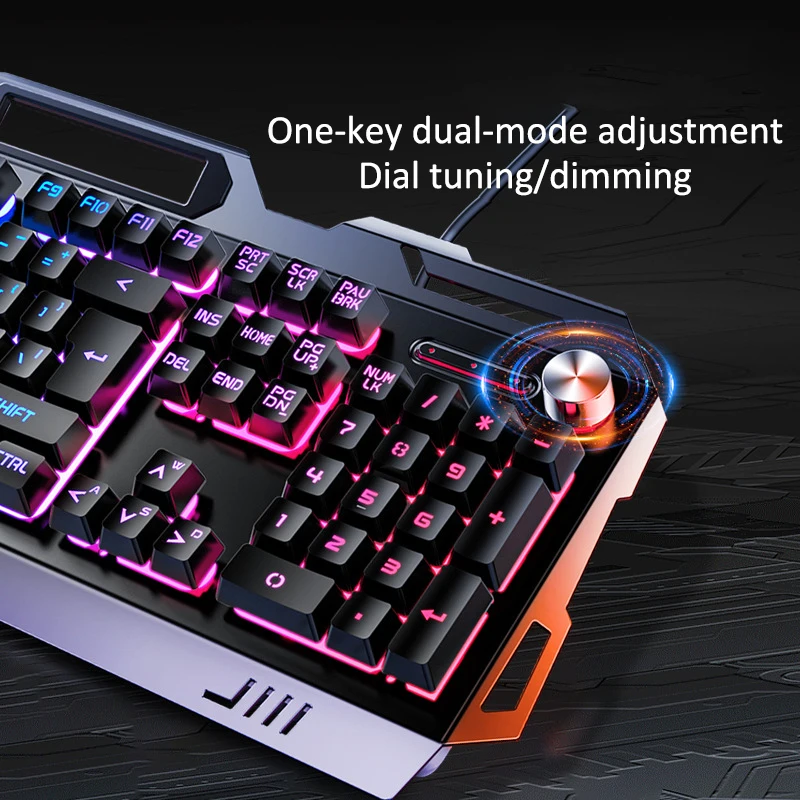 حار بيع 3 في 1 RGB الملونة الخلفية 104 مفاتيح الألعاب لوحة المفاتيح الميكانيكية والماوس سماعة كومبو لألعاب الكمبيوتر