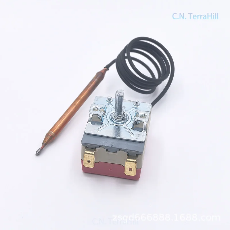 Electric Water Heater Thermostat Copper WYE 30-75C 77 Degree Temperature Control Switch for Oven Mini Water Heater