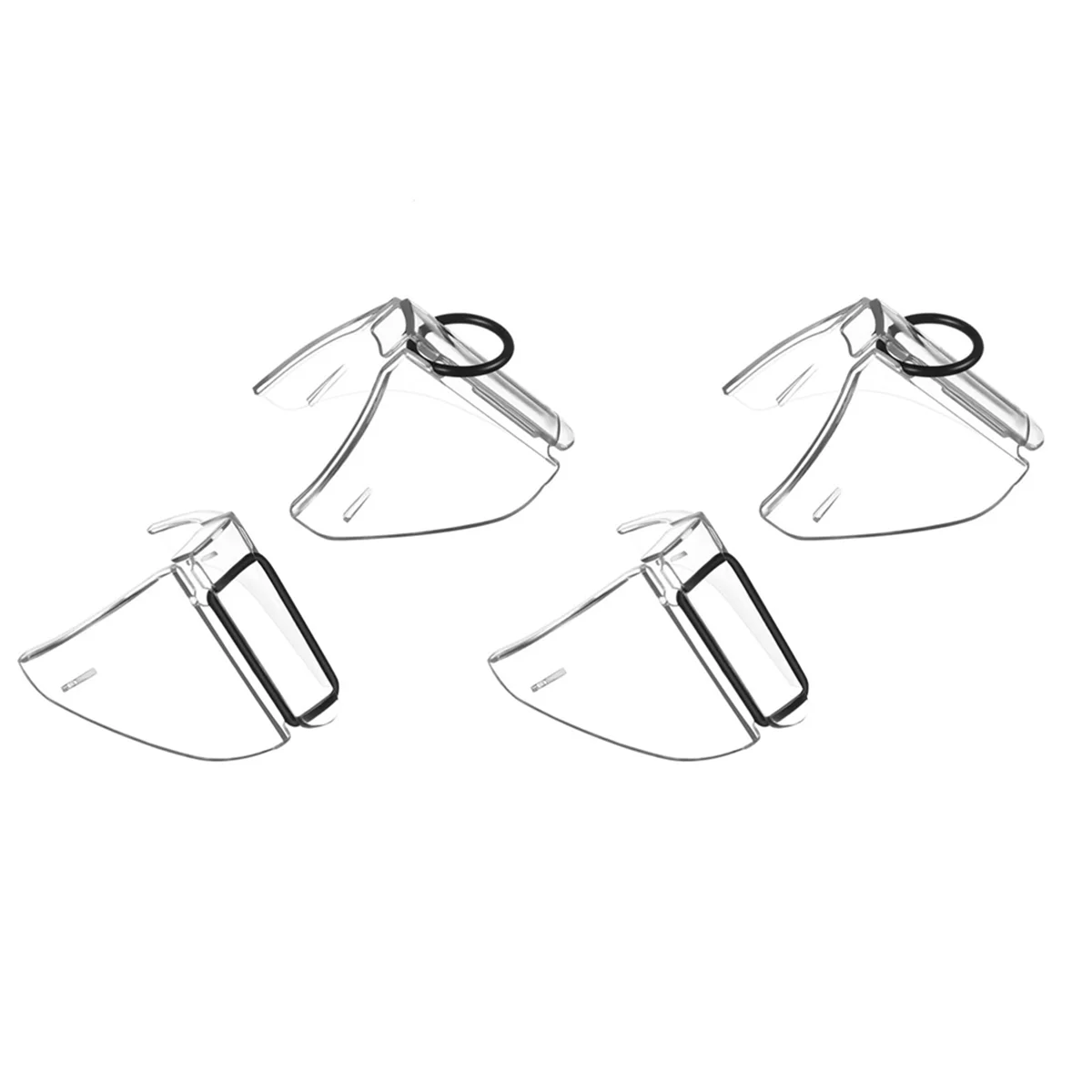 ABNH 2-парные защитные очки, боковой щиток для очков, боковой щиток, противоскользящий боковой щиток для защитных очков