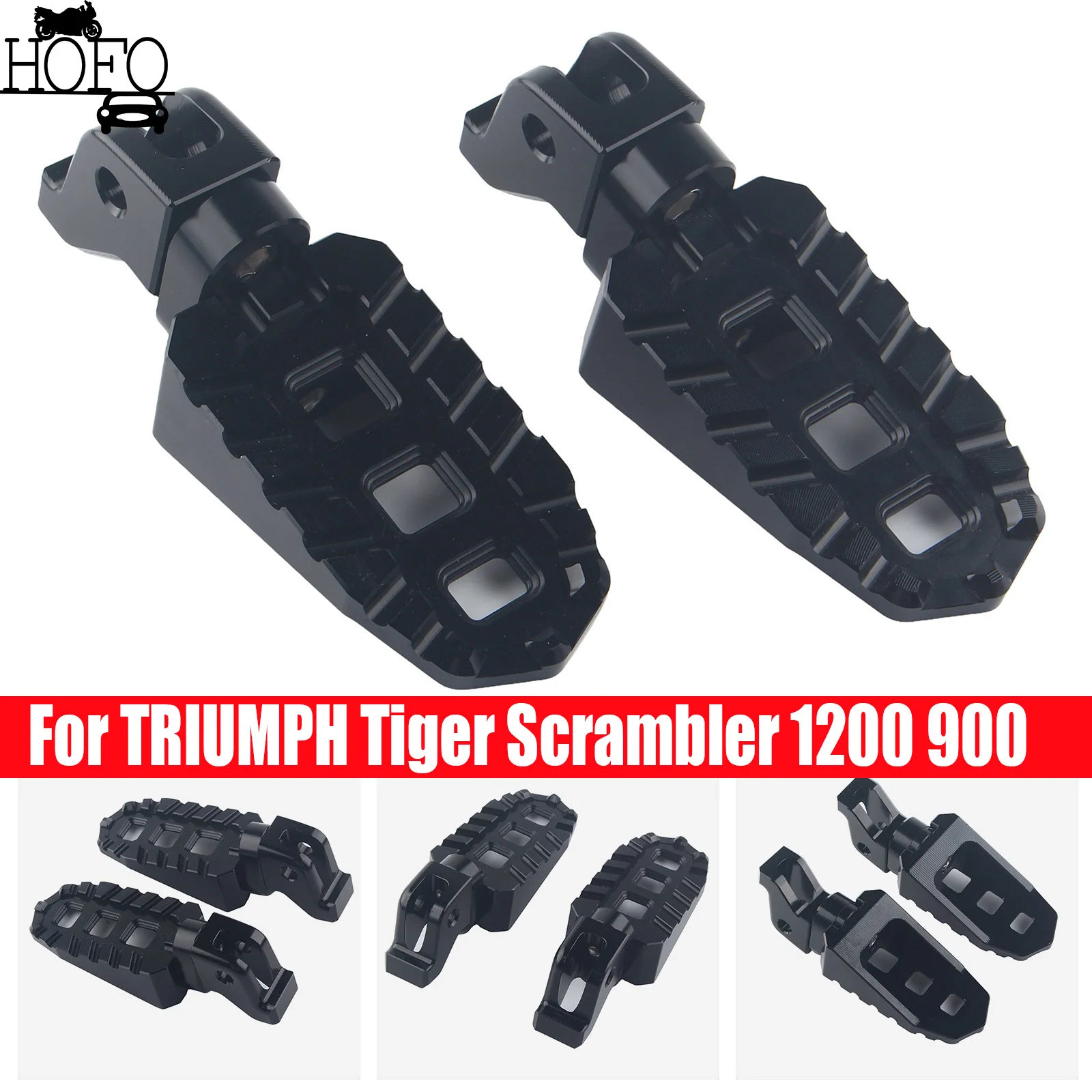 

For TRIUMPH Tiger 900 Tiger 1200 Tiger 850 Sport Driver Front Foot Pegs Red