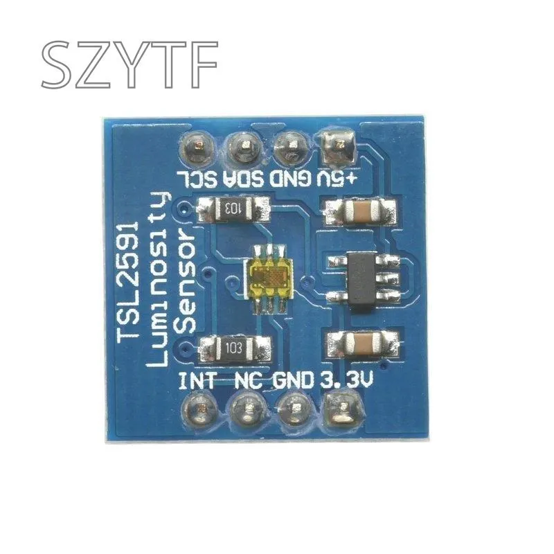 TSL2591 High Dynamic Range Digital Light Sensor Module IIC I2C TSL25911FN Light Sensor Breakout Board 3.3V 5V For Raspberry Pi