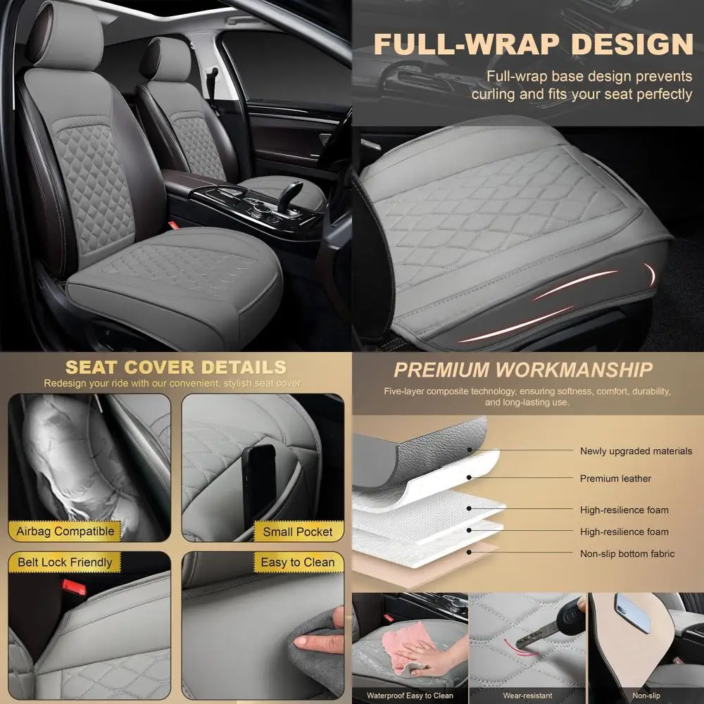 

Чехлы на передние автомобильные сиденья для Honda, кожаная водонепроницаемая защита сиденья на заказ Honda Civic Accord CRV Odyssey Pilot Prologue Fit, 2