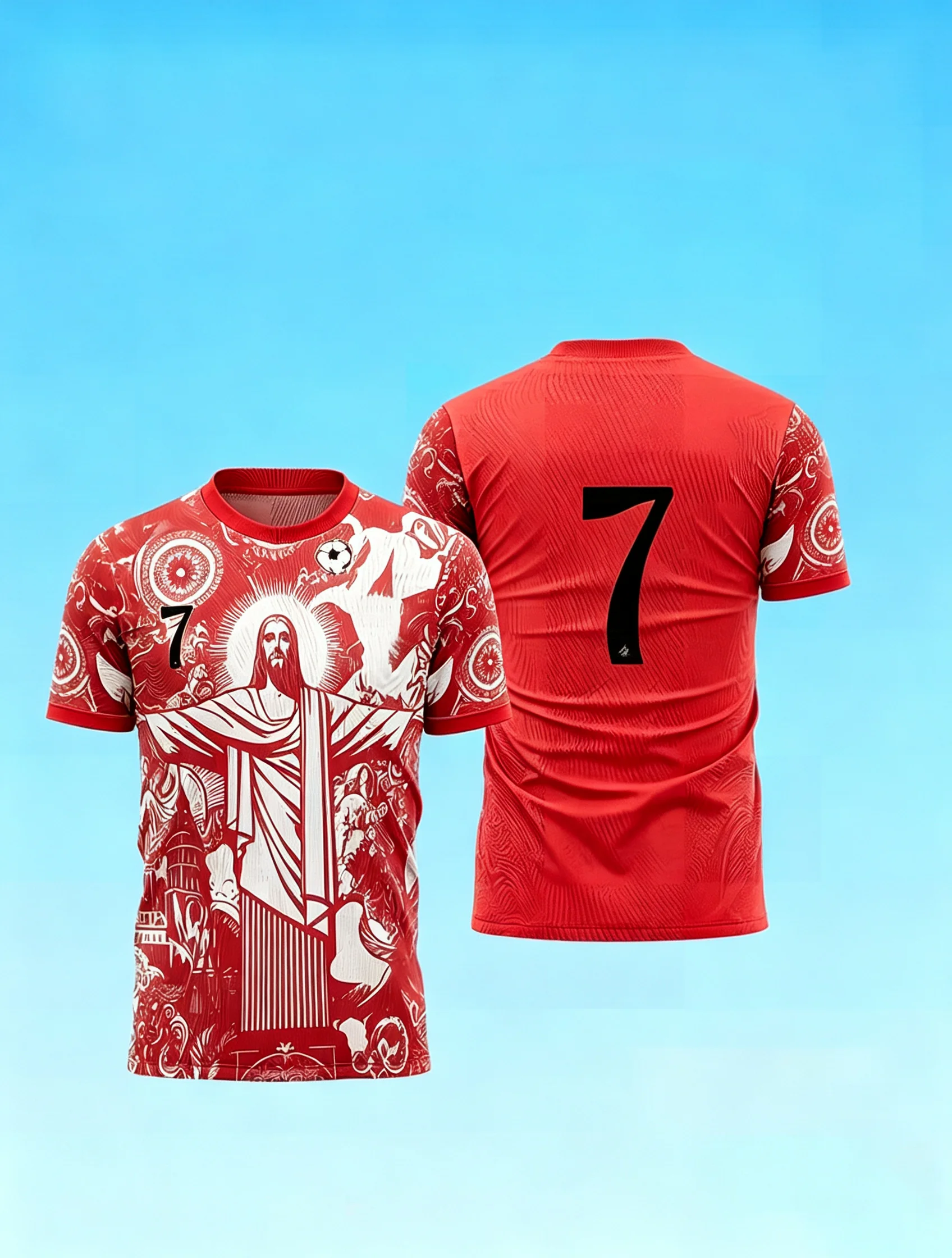 Classic Fan Edition T-Shirt with Trendy Print - Unisex Sporty Short Sleeve Sweatshirt