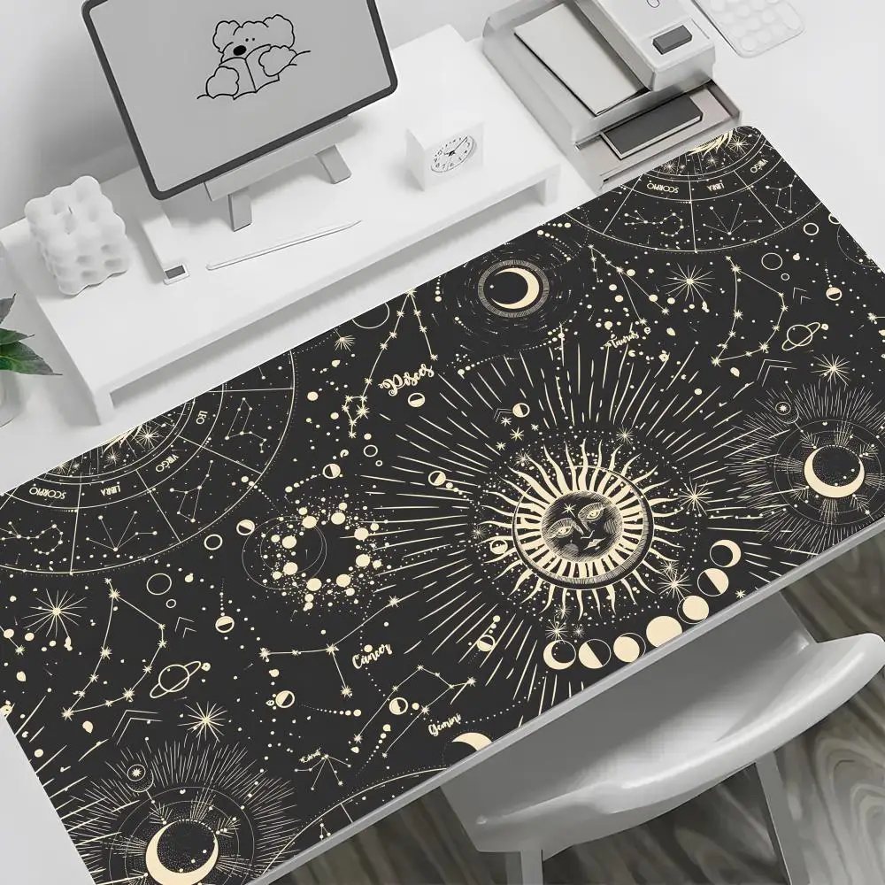 

Коврик для мыши Witches Moon Tarot, большой игровой коврик для клавиатуры, мыши, настольный коврик, нескользящий резиновый игровой коврик для мыши, ковер для ноутбука 600x300