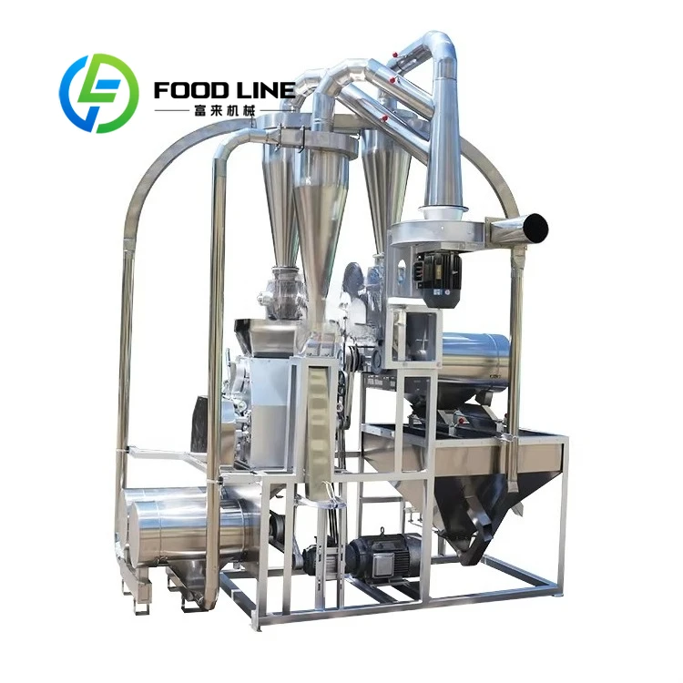 Industrial Wheat Flour Mill Milling Automatic Roller Mill Grinding System Commercial Bakery Flour Supply Wholesale Supply