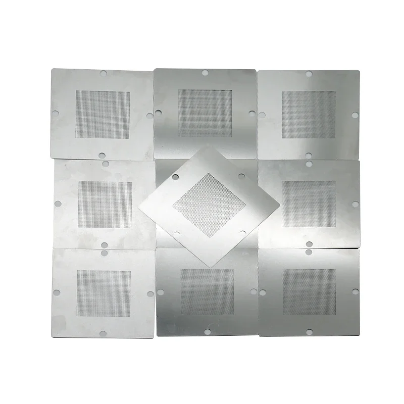 Stencil BGA da 90 mm 10 pz/set Parti di Macchine di Saldatura per Laptop Stazione di Rilavorazione BGA Reballing Universale Kit di Migliore Qualità