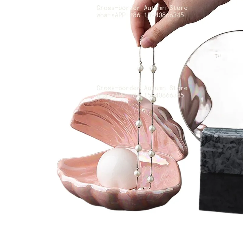 Girl heart wind shell pearl night light girls dormitory dream room decoration bedside lamp ornament