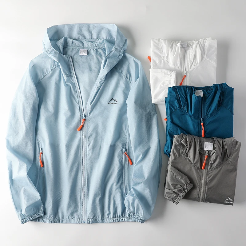 Ultra-Thin Lightweight Quick-Dry Breathable Outdoor Summer Hat Sun Protection Clothing Skin Jacket Outerwear for Men And Women