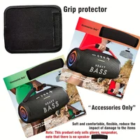 Subwoofer JBi portable avec bracelet en tissu noir, durable et confortable, adapté à l'audio automobile, cadeau de Pâques ou de Noël 5