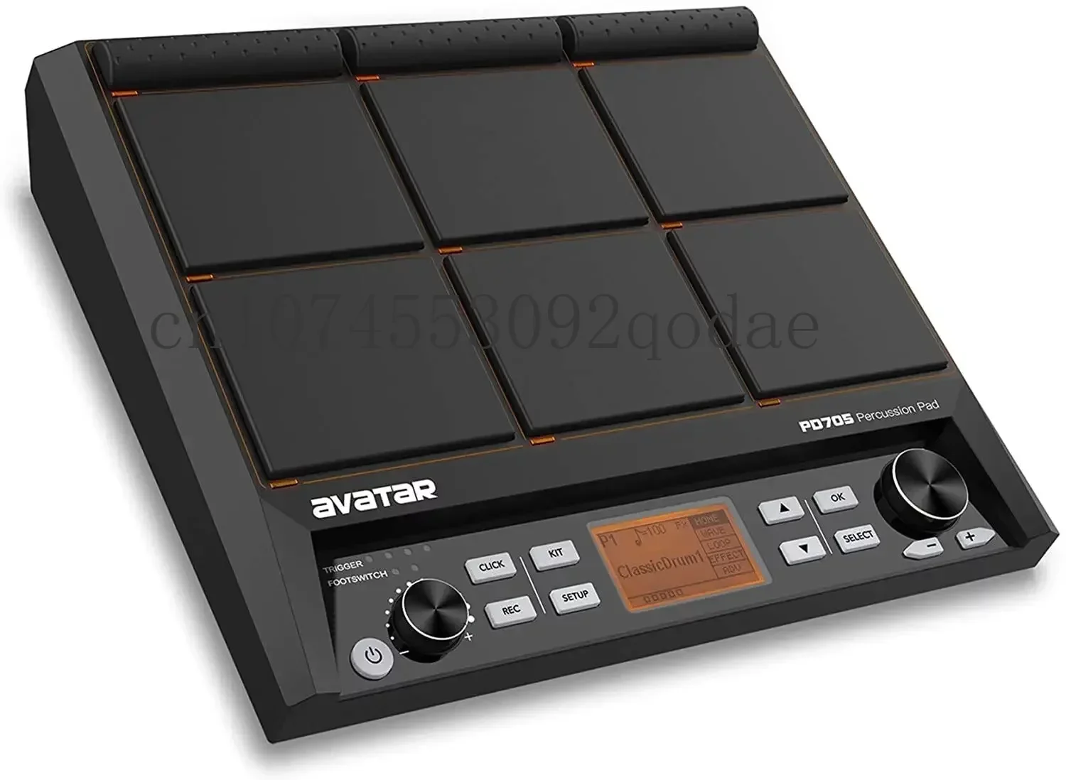 

PD705 Percussion Pad 9-Sample Pad All-in-one Multipad Tabletop Electric Drum Set