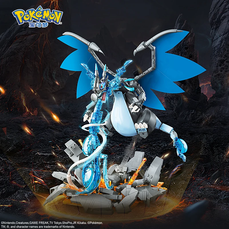 Keeppley Pokemon character Charizard Greninja toy model fashion game home décor birthday gift