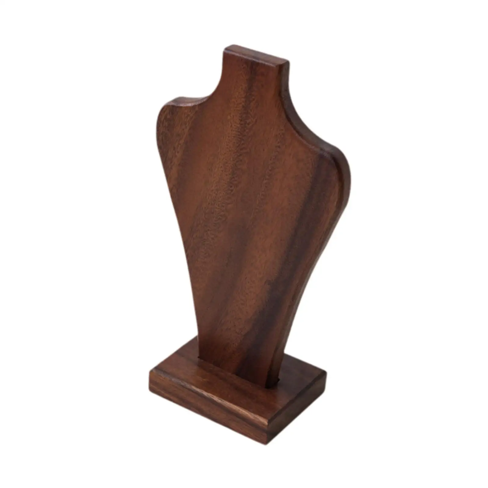 Wooden Necklace Holder Jewelry Display Bust for Jewelry Shop Shows Dresser