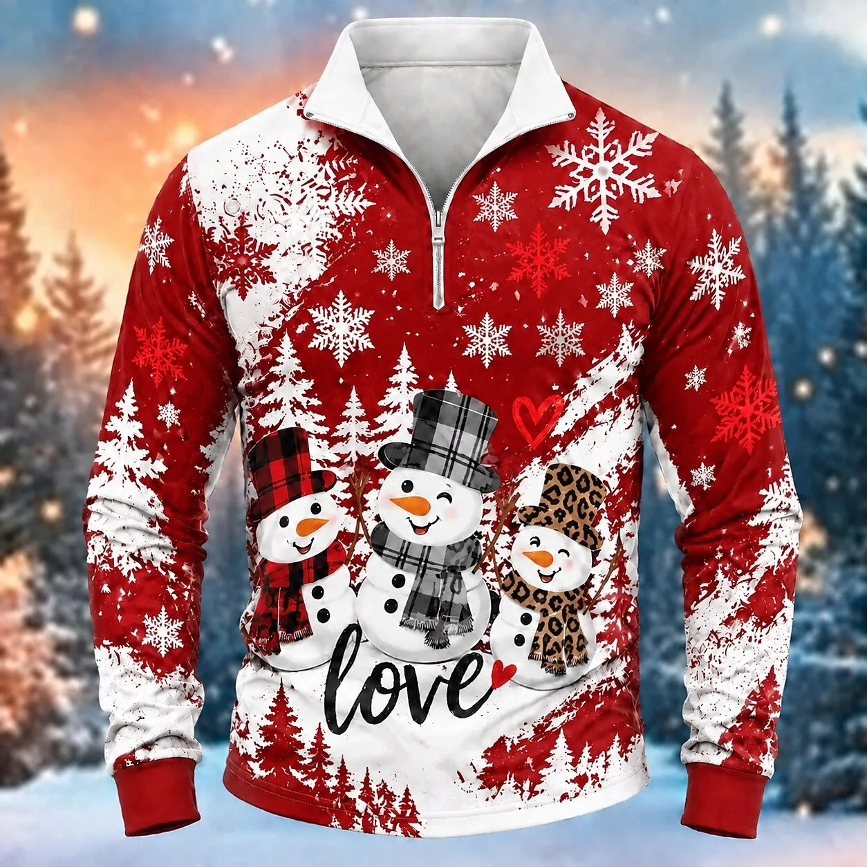 Fashion Color Blocking Letter Printing Men's Clothes Casual Half Zip Long Sleeve Sweatshirts Street Trend Stand Collar Hoodies