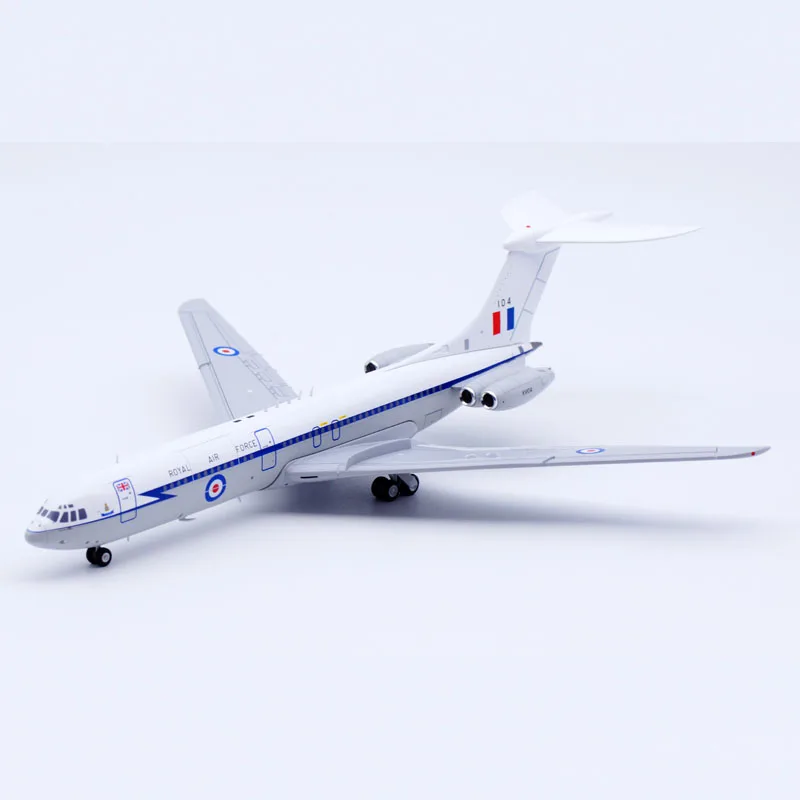 LH2386 Alloy Collectible Plane Gift JC Wings 1:200 Royal Air Force Vickers VC-10 C1K Diecast Aircraft Model XV104 With Stand