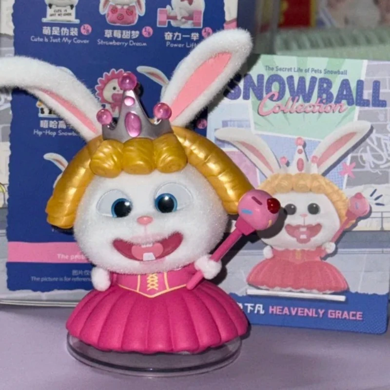 Miniso الحياة السرية للحيوانات الأليفة مجموعة كرة الثلج سلسلة صندوق أعمى كرة الثلج أنيمي الشكل اللعب صندوق غامض سطح المكتب هدية مزخرفة #6