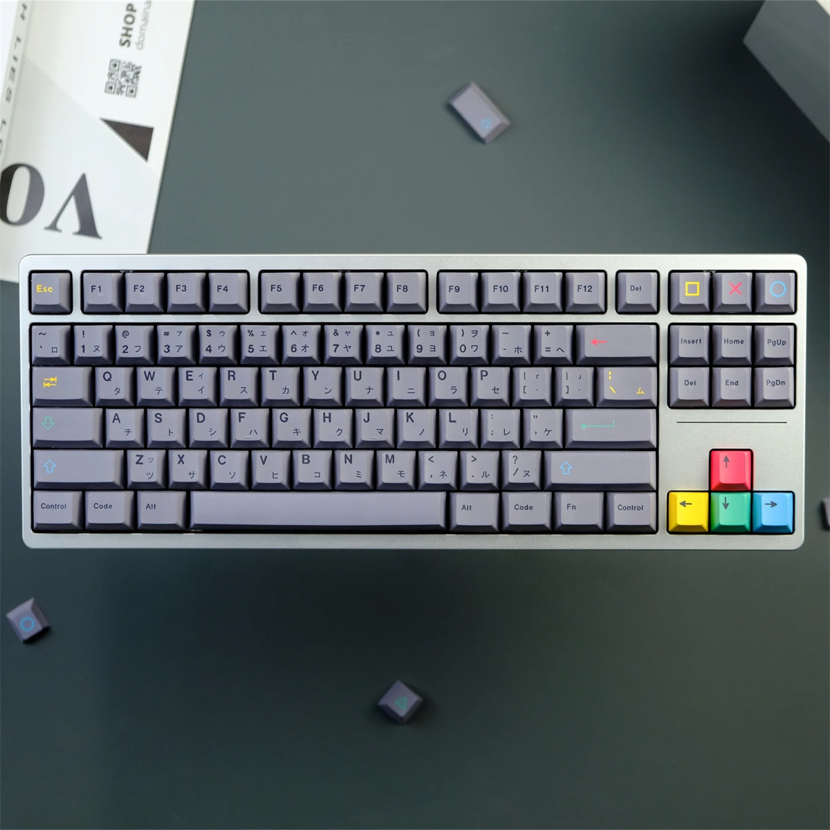 gmk dualshot keycaps para teclado mecanico perfil cereja pbt sublimacao de tintura japones interruptor mx 61 64 68 75 129 teclas 01