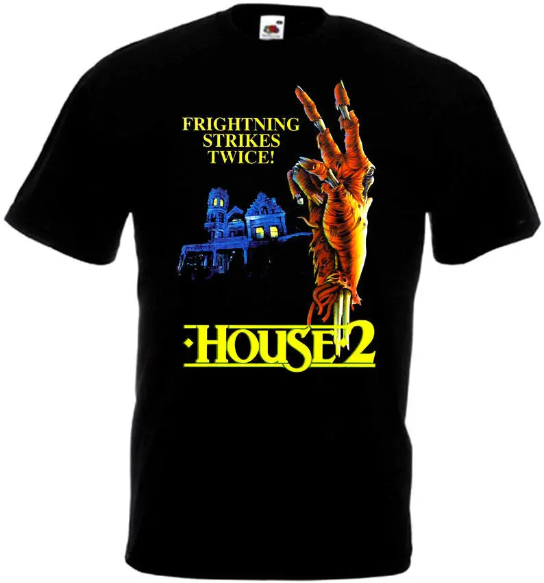 

House v2 T shirt black horror movie poster all sizes S-5XL