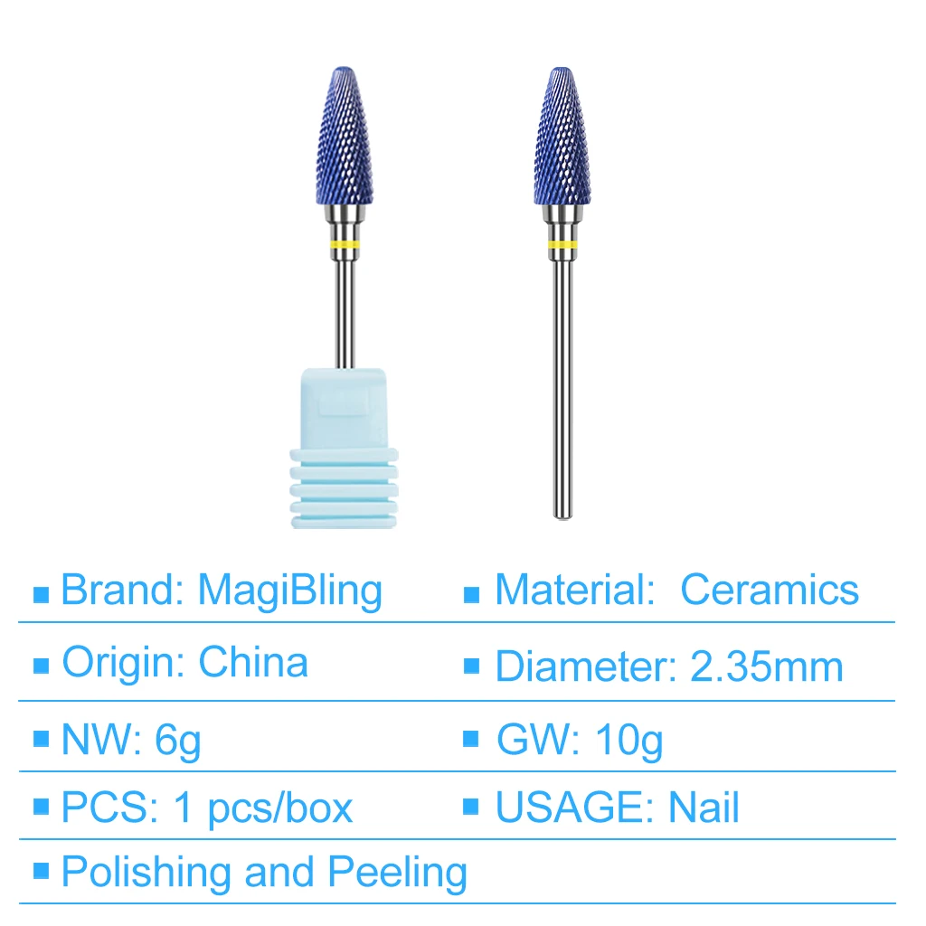 Keramik Fräser Flamme Hartmetall Nagel Bohrer Bits Rosa Gel Entferner Elektrische Maschine Bohrer Polieren Peeling Nägel Kunst Werkzeuge – Detail 6
