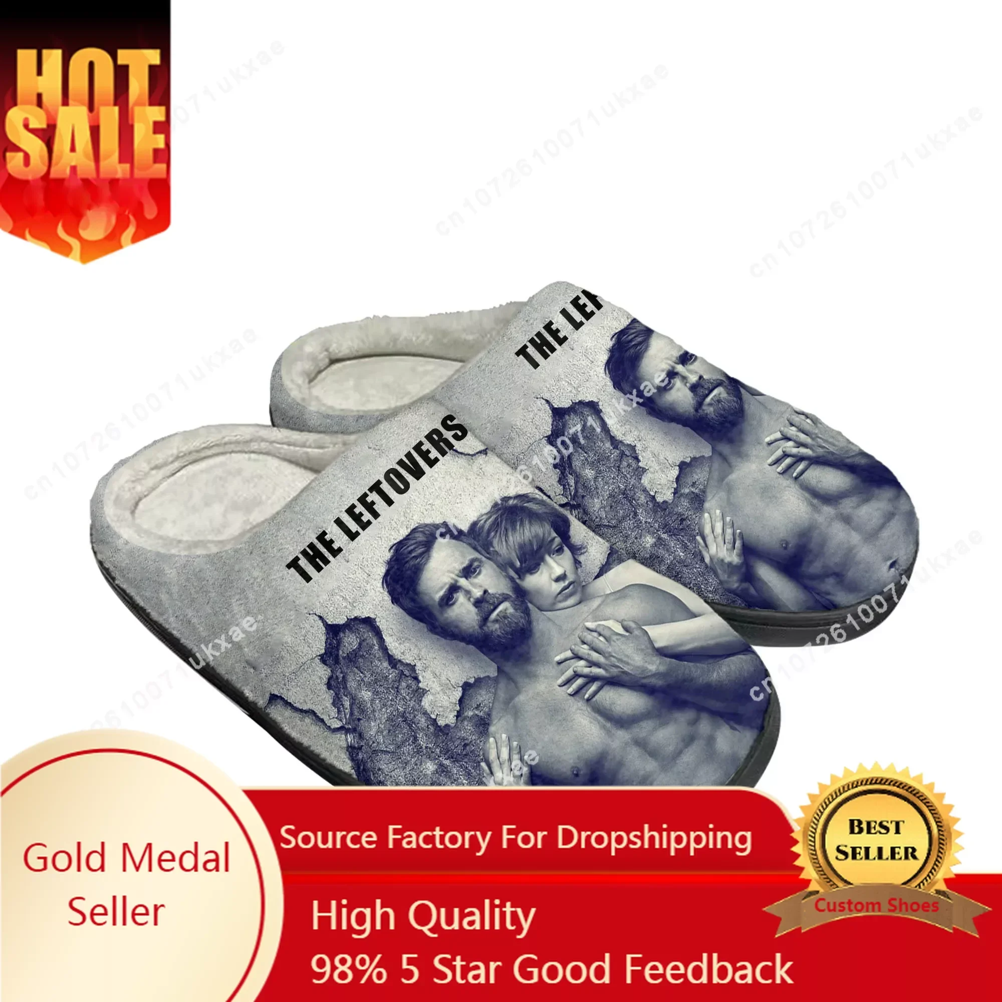 The Leftovers Home Cotton Slippers Mens Womens Kevin Garvey Plush Bedroom Casual Keep Warm Shoes Thermal Slipper Custom Shoe