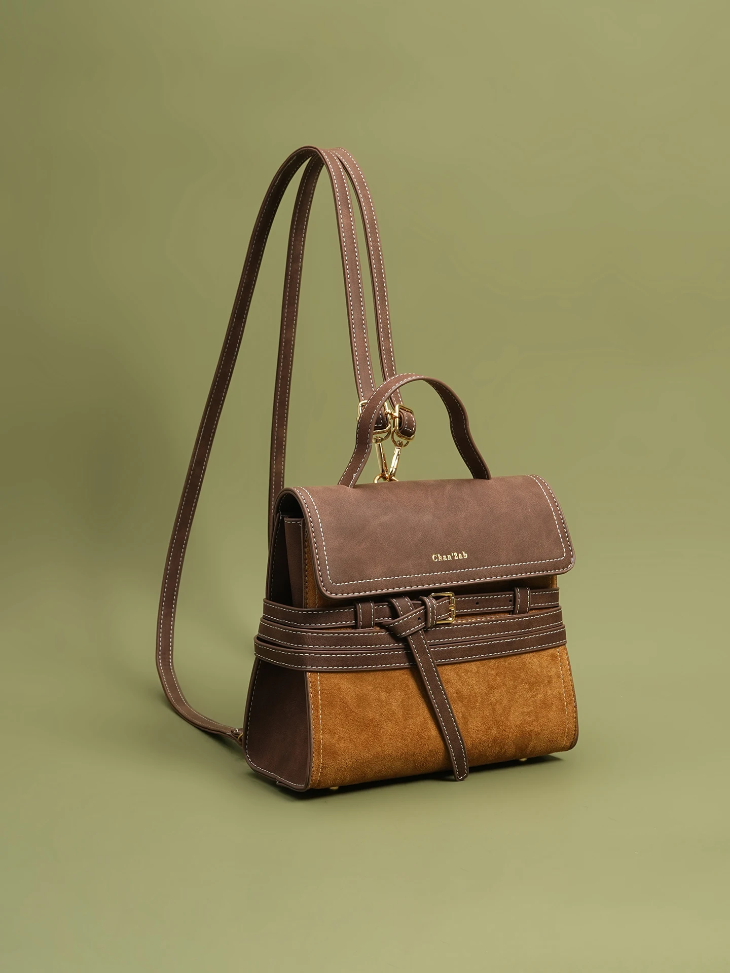 

Женская мини-сумка из искусственной кожи, зима 202, ретро рюкзак с цветными блоками, сумка через плечо, роскошные трендовые женские сумки