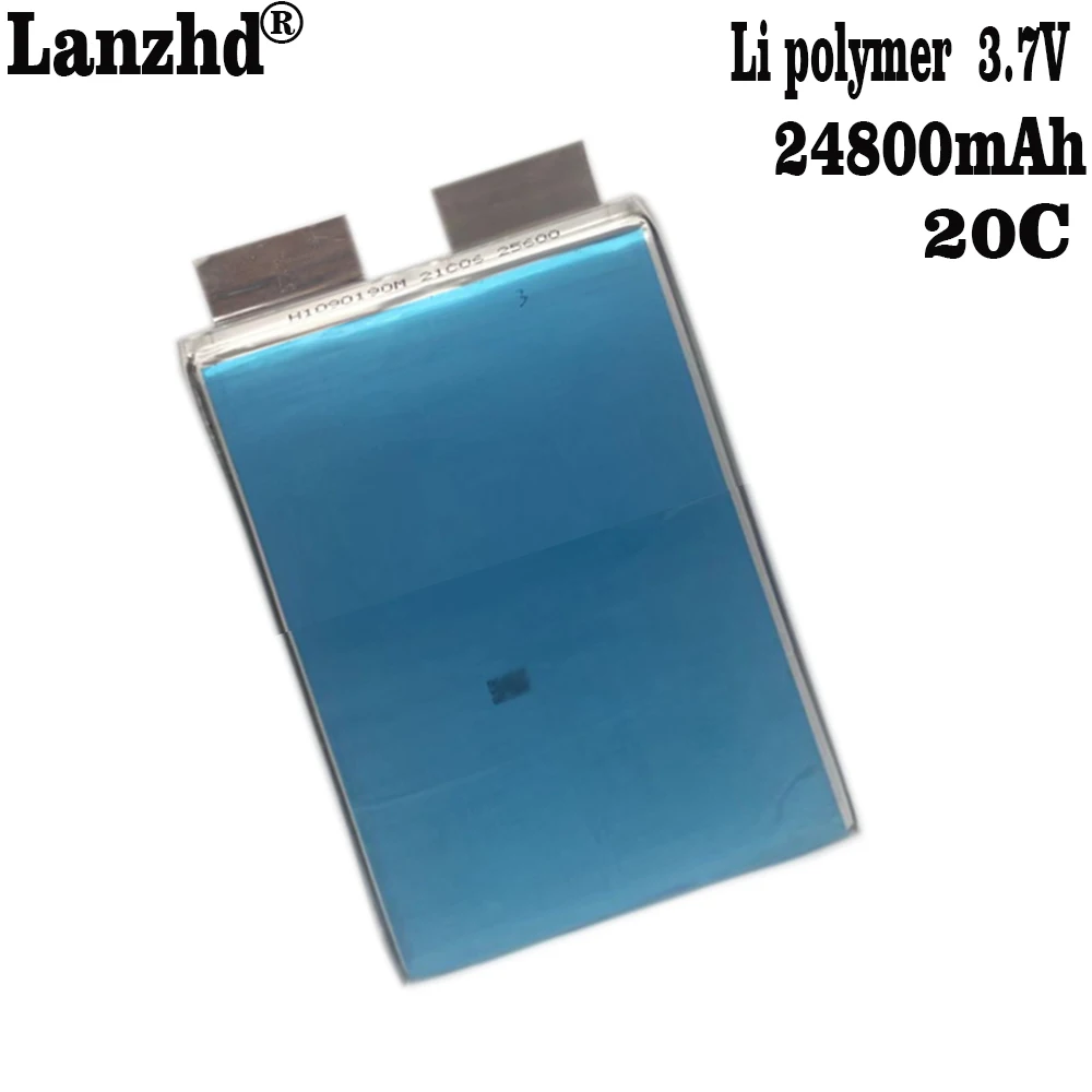 1-10pcs 24800mAh 3.7V batteria ai polimeri di litio 40C cella agli ioni di litio per macchine per la protezione delle piante modello di nave