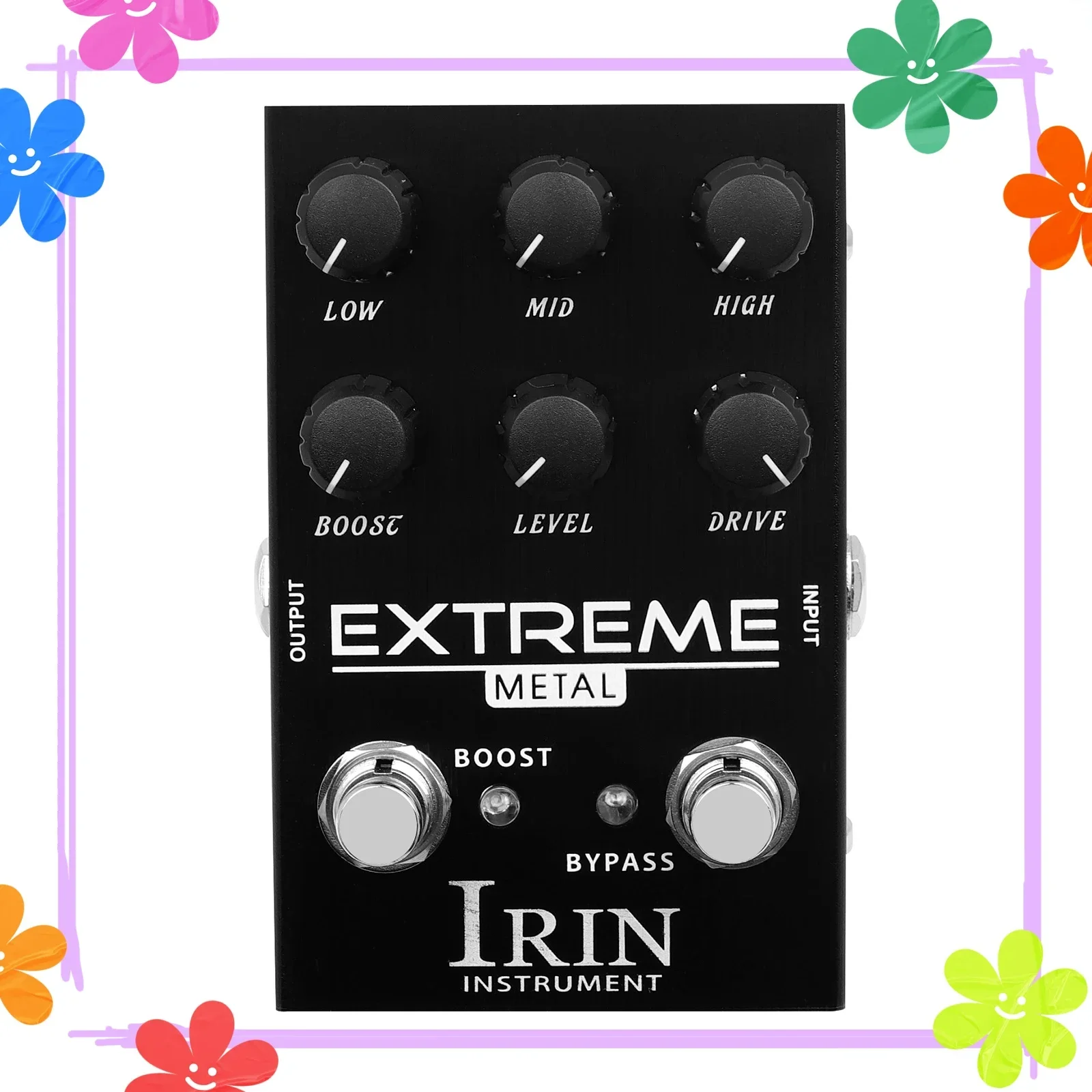 

IRIN Extreme Electric Guitarra Effect Pedal Combined Distortion Metal Extreme Effect True Bypass Pedal AN-42 Guitar Accessories
