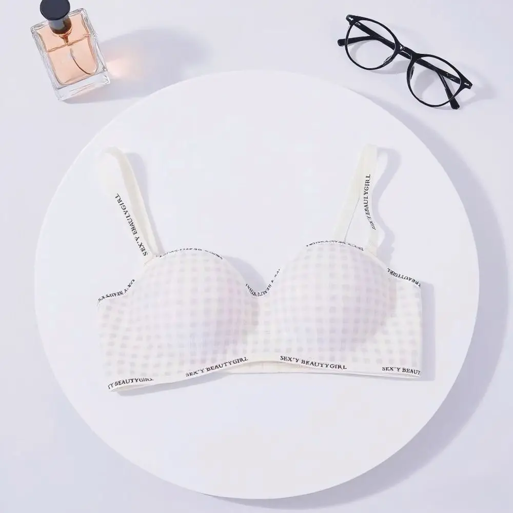 حمالة صدر شبكية لاسلكية حلوة عميقة على شكل حرف V حمالة صدر بدون خياطة مضادة للترهل ملابس داخلية للنساء على الشاطئ #2