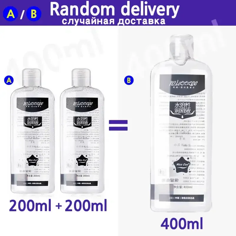 Lubricant for Sex 800/400ML Adult Sex Lubricants Anal lube for Sex-Products Water-based Lubrication Gay Penis Sex Tools for Coup