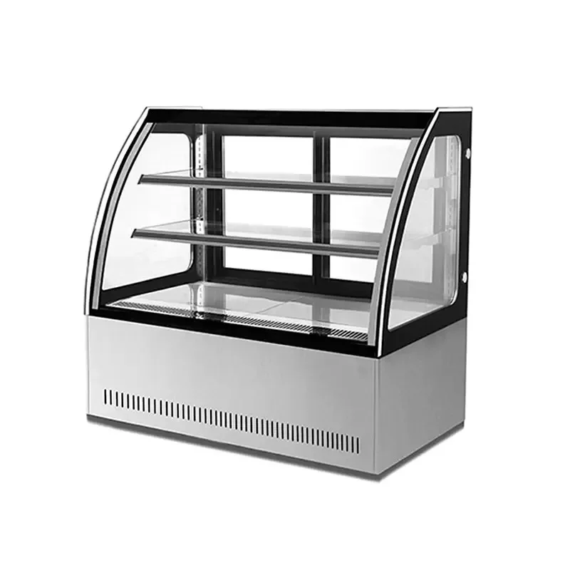 Vertical Open Cake Display Showcase Cabinet Bread Display Refrigerator