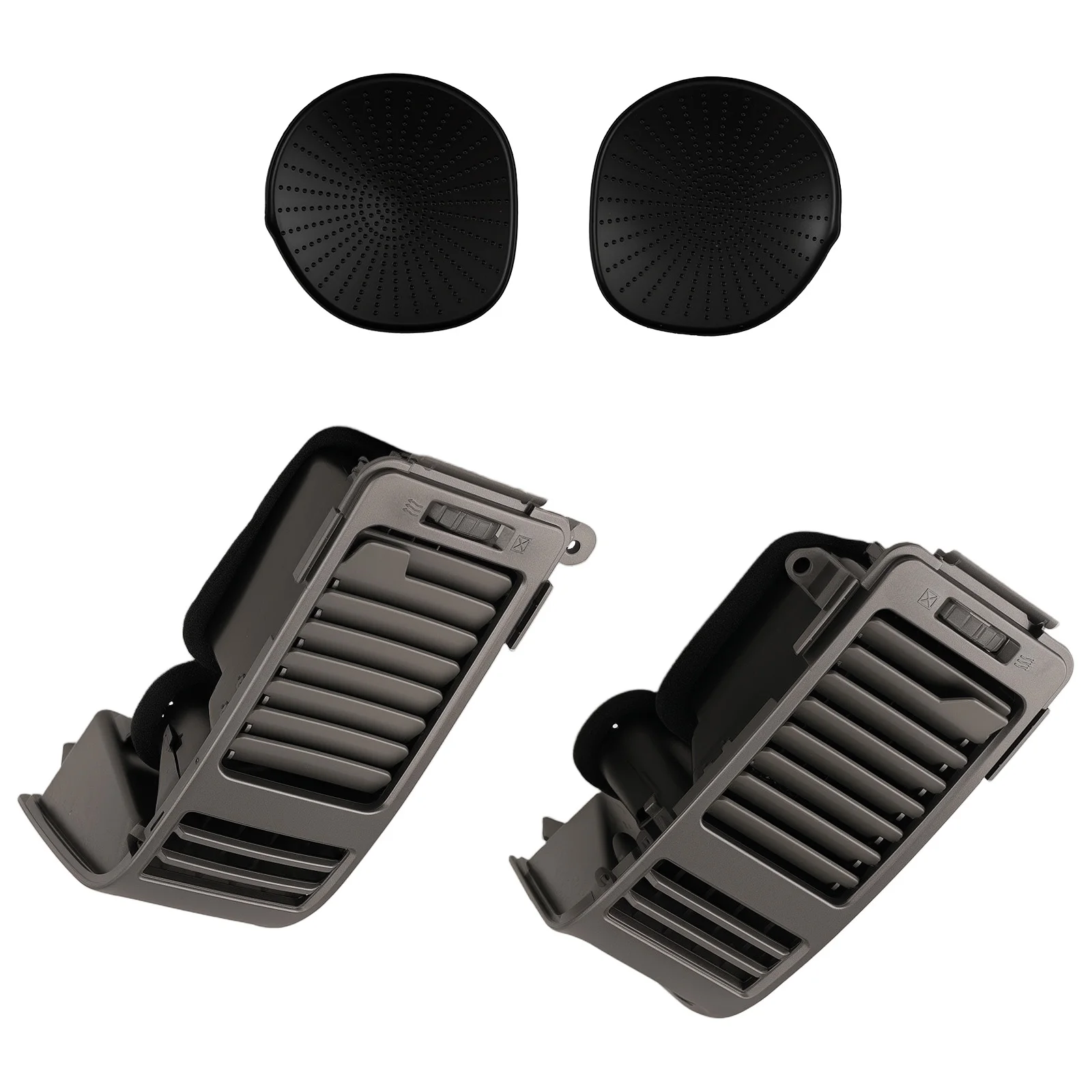 Pair Gray Left & Right AC Air Vent Grille for Nissan Titan Armada 2004-06