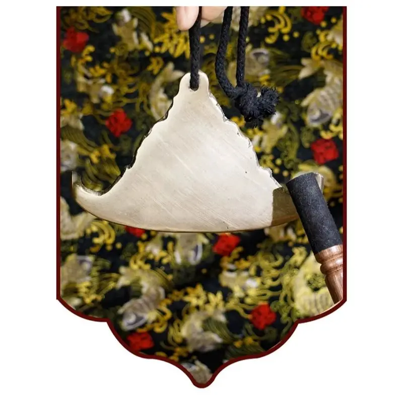 CGDS-Nepalese Hand-Made Triangular Iron Chimes Nepalese Handmade Sound Healing Chimes Yoga Meditation Sound Healing Chimes