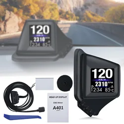 OBD LCD instrument hud head-up display driving computer speed voltage water temperature fuel consumption