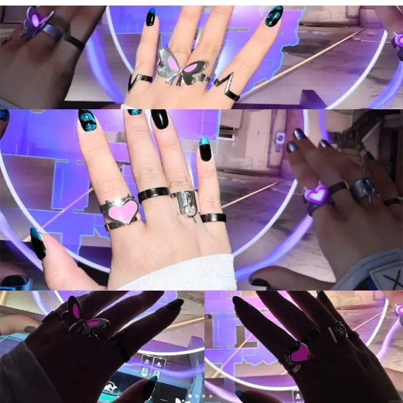 VALORANT Popular Game Peripheral Characters with The Same Style and Exquisite New Butterfly Love Ring Cosplay Costumes DIY Props