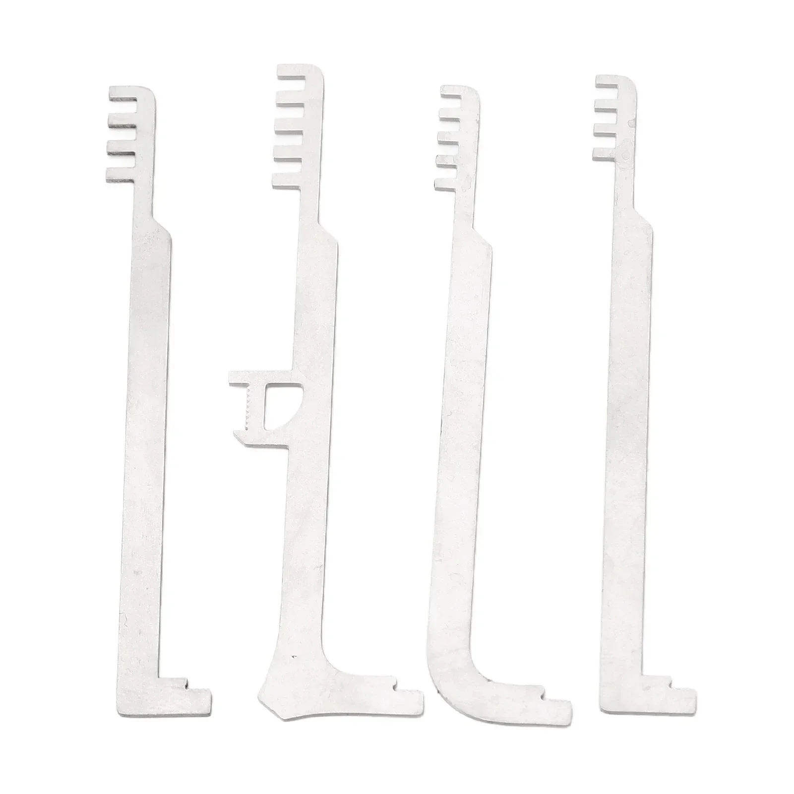 

4pcs Comb Picks Comb Lock Picks Metal Teeth Tools Pick Combs Stainless Comb Tools for Firefighting Repair Portable manual tools