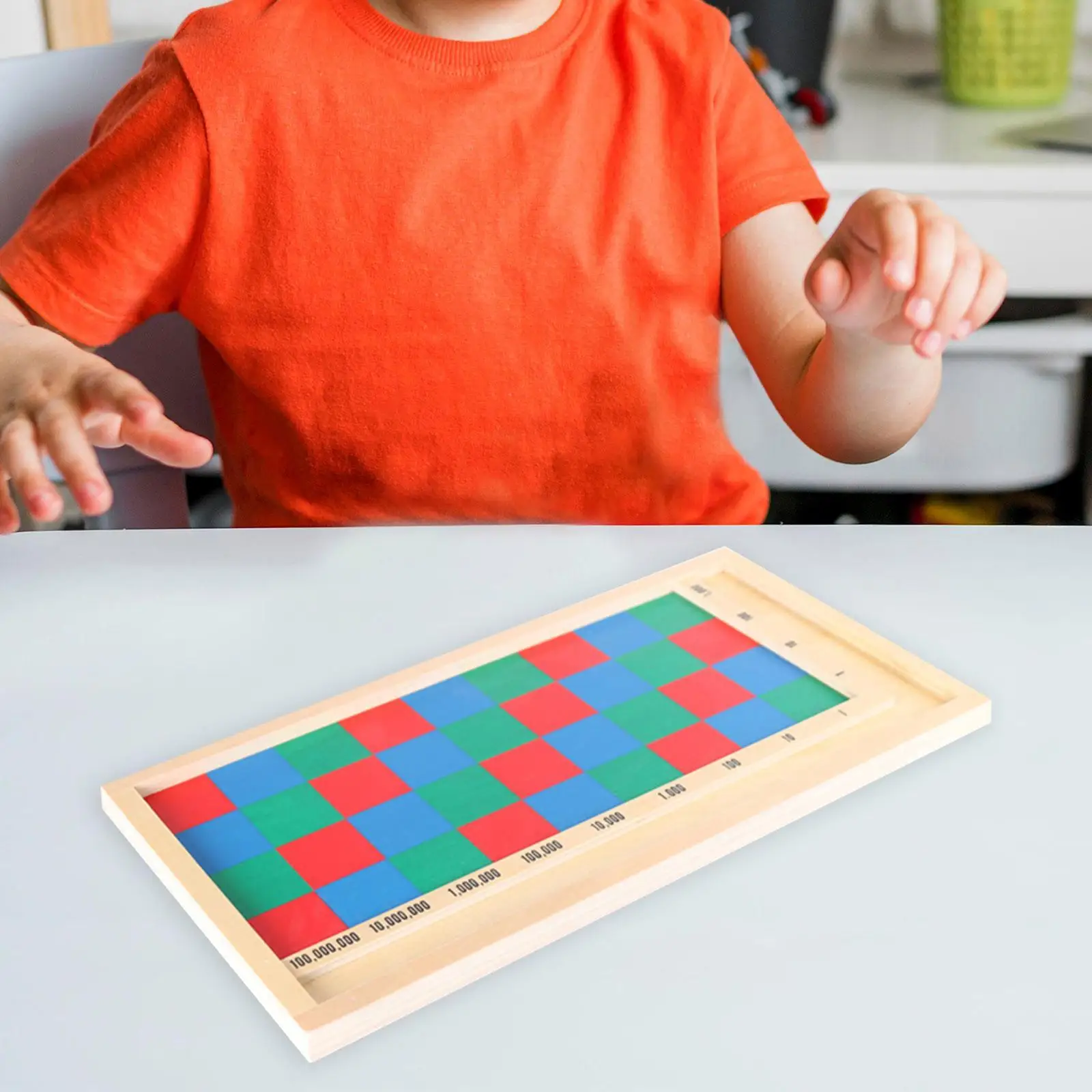 

Mathematics Teaching Board Montessori Toy for Kindergarten Travel Toddler