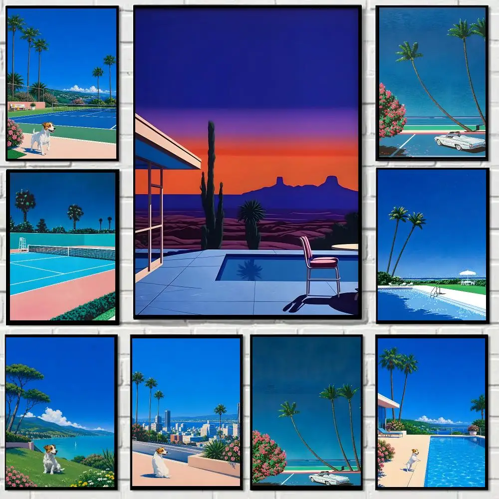 Stylist H-Hiroshi Nagai Poster Self-adhesive Living Room Bedroom Party Bar Decor Moisture-proof Fade-resistant