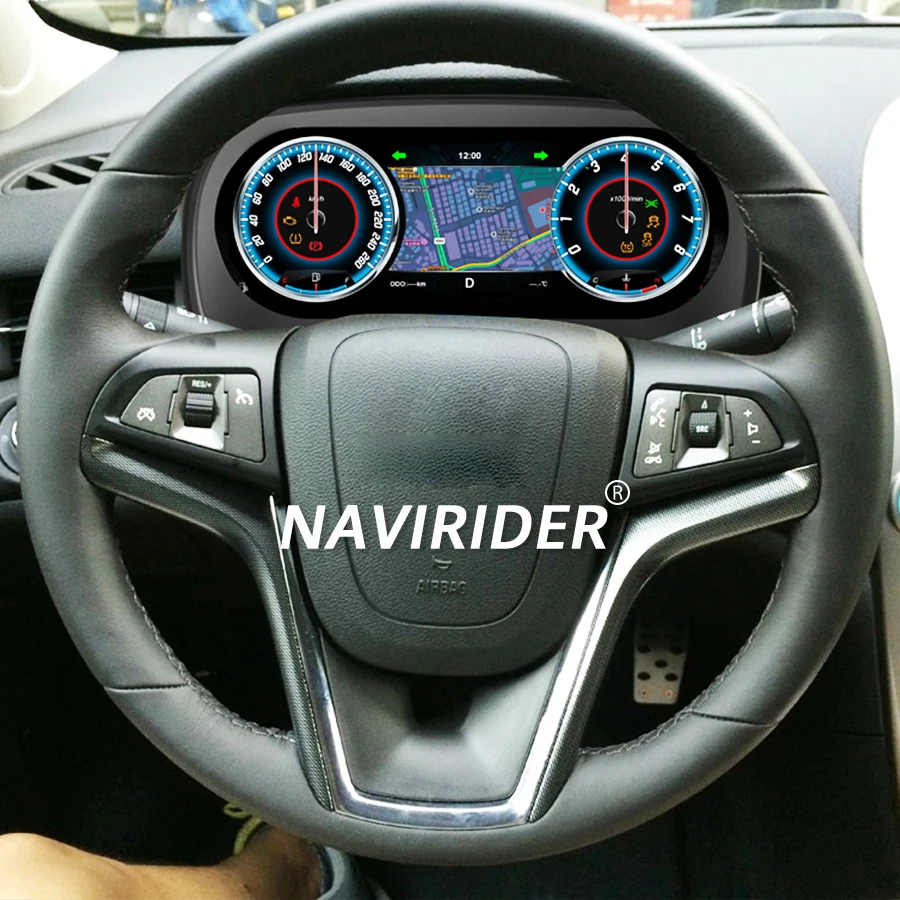 

12.3" Multifunctional LCD Instrument Panel For Chevrolet Malibu 2009-2014 Car Speedometer Cluster Digital Dashboard Speed Meter