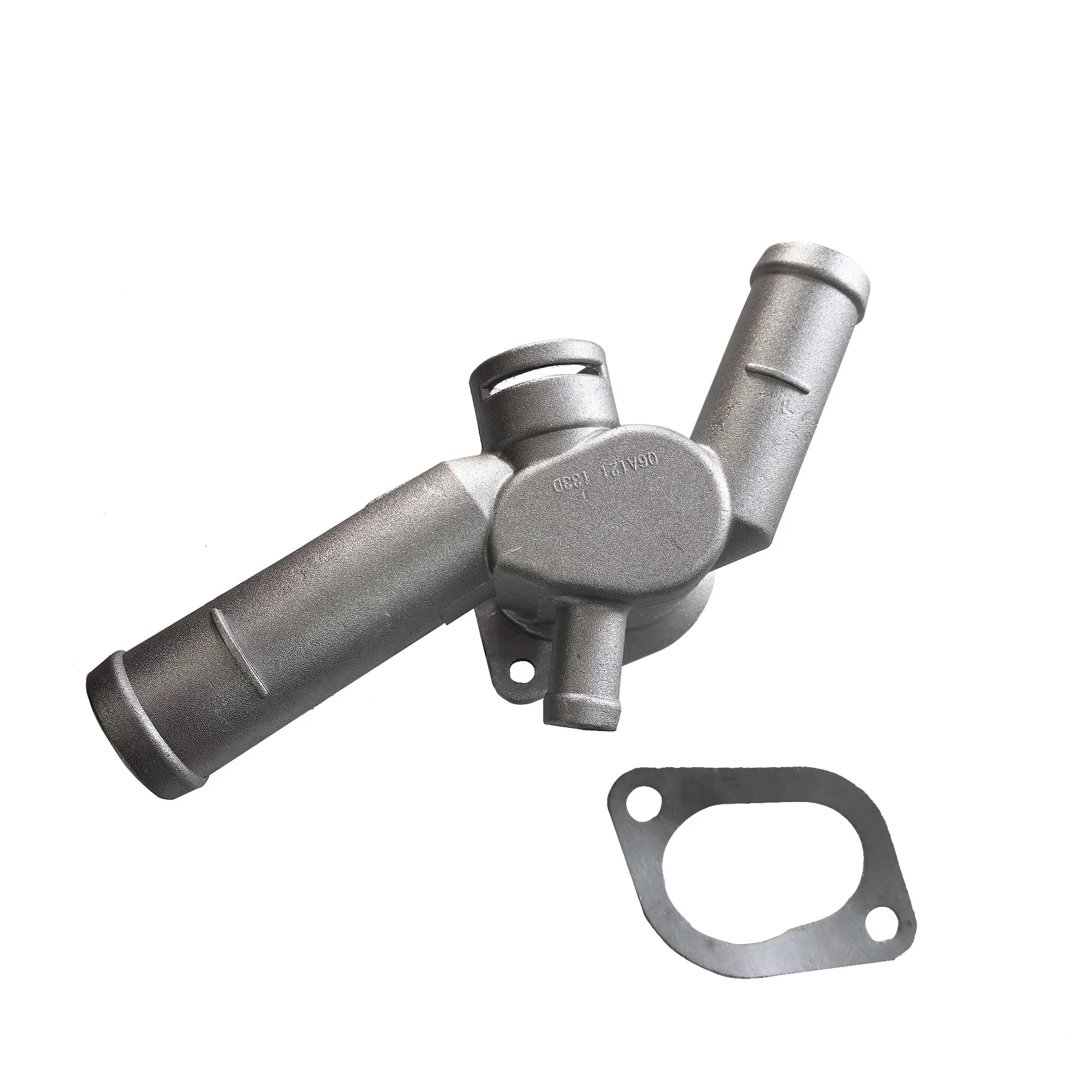 BONTO Aluminium Alloy Thermostat Housing Coolant Hose Flange Radiator for VW Golf Jetta 2.0 L4 99-06 OEM:06A121133D