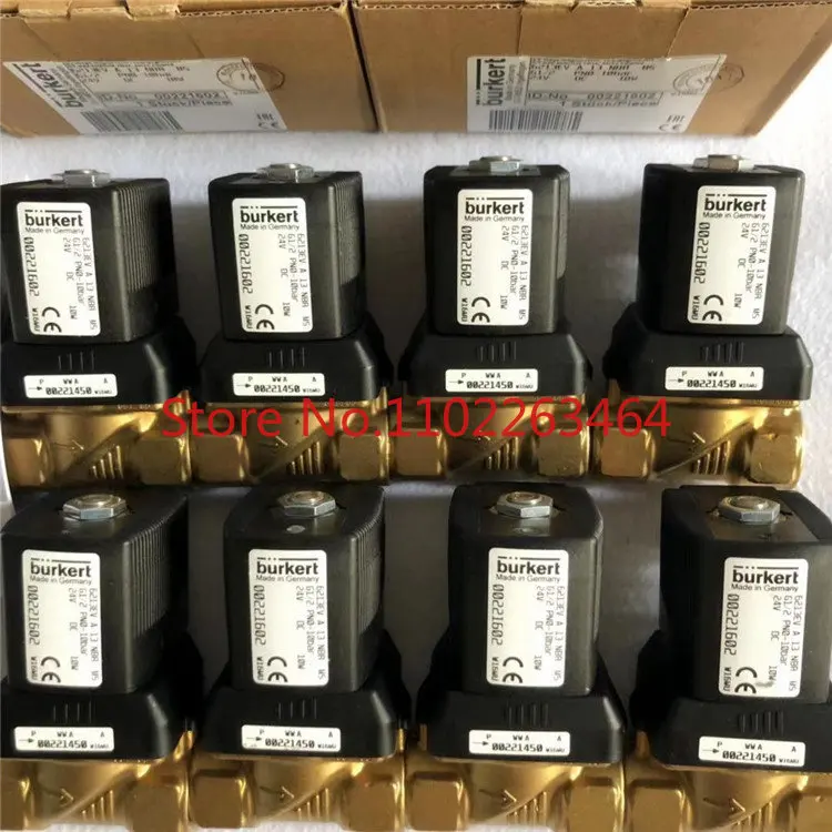 

Burkert 6213EV liquid passing solenoid valve 00221602/221602 00221605