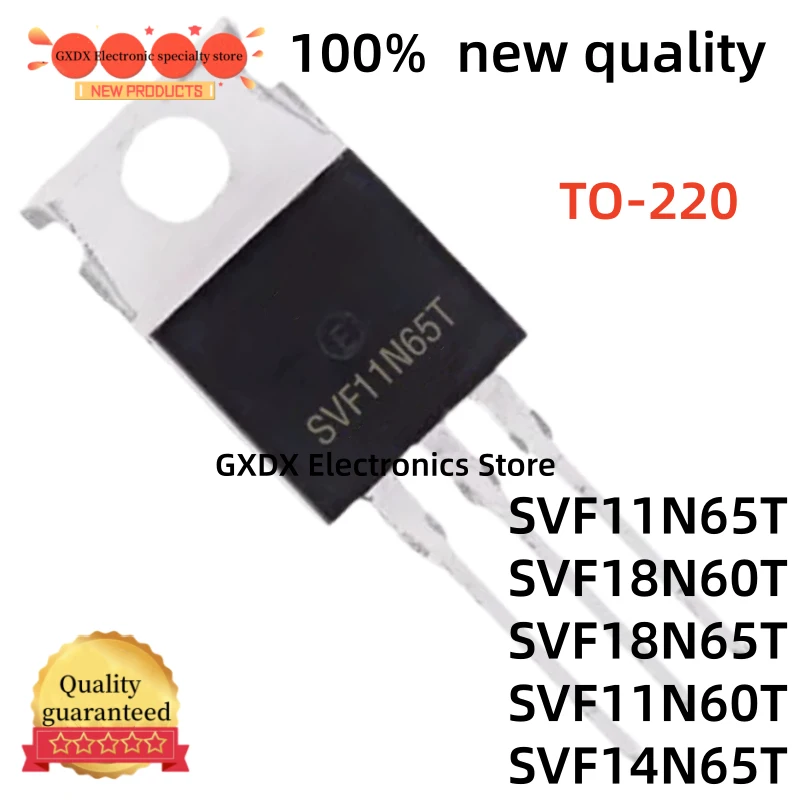 10-20-30 Unidades 100% Nuevas SVF14N65T SVF11N65T TO220 SVF18N60T SVF18N65T SVF11N60T TO-220 Transistor de Efecto de Campo En Stock