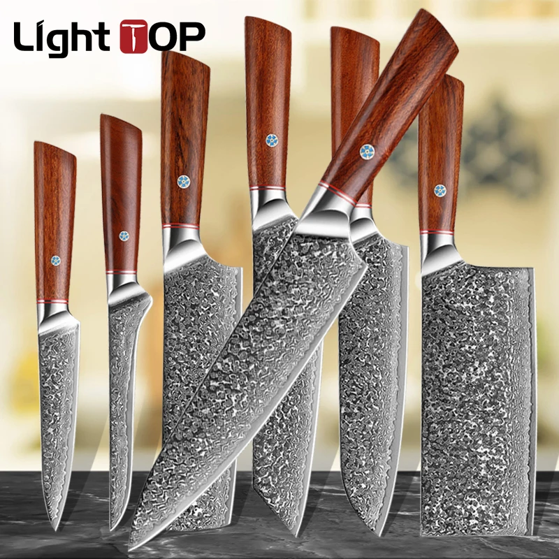 Universal Kitchen Knife Set Practical Chef Knife Stainless Steel Forged Professional Santoku Knife Sharp Butcher's Boning Knives