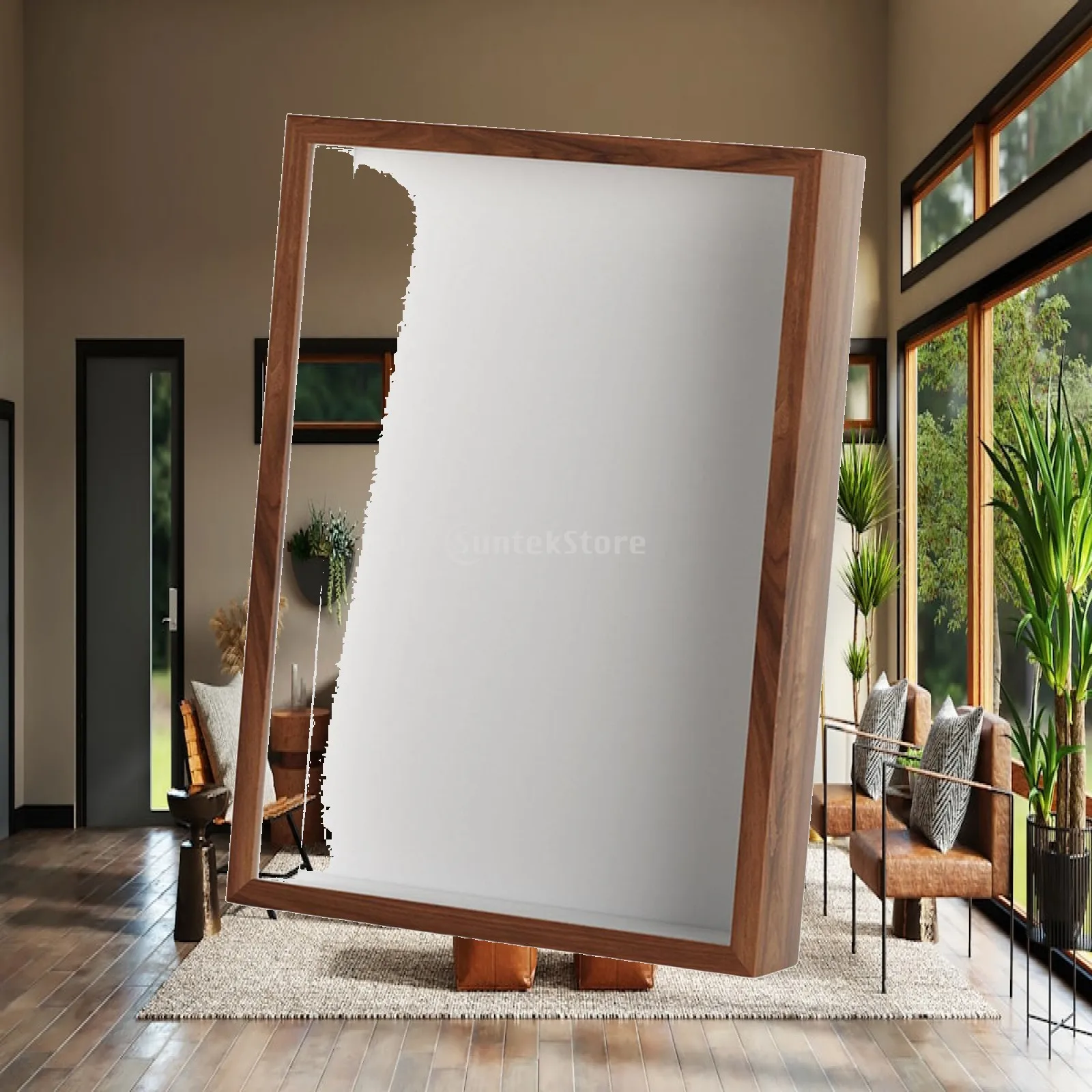 Wooden Shadow Box Frame Table Wall Decor Decorative Frame for Souvenirs Tickets Specimens