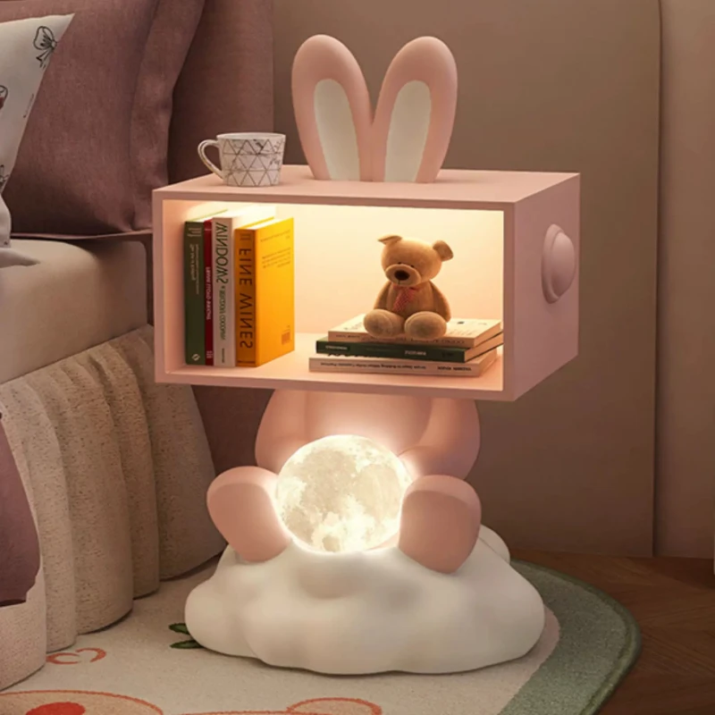 Little Italian Bedside Tables Station Girls Storage Shelving Nightstands Cupboards Luxury Nachttisch Furniture Living Room