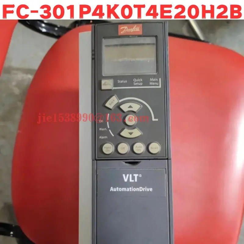 Used Frequency Converter FC-301P4K0T4E20H2B Normal Function Tested OK