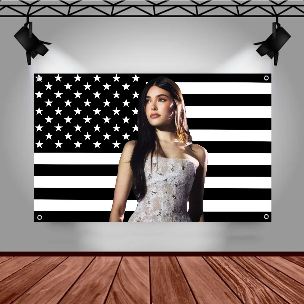 علم بيرة ماديسون، طباعة متقدمة، علم إعلاني تجاري، علم حفلة الشركة، ديكور لافتة معلقة على الحائط