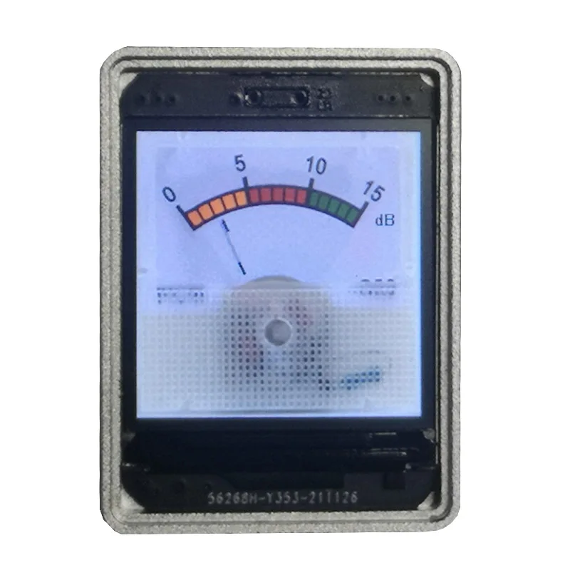 Voice-activated aluminum alloy music level VU table 1.3 inch rhythm high definition LCD real color analog multi-mode