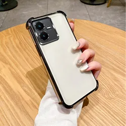 For vivo Y22 Case vivo Y22S Cover vivo Y22T Phone Case vivo V2207 V2206 Bumper Shockproof Protect Cover Clear electroplate