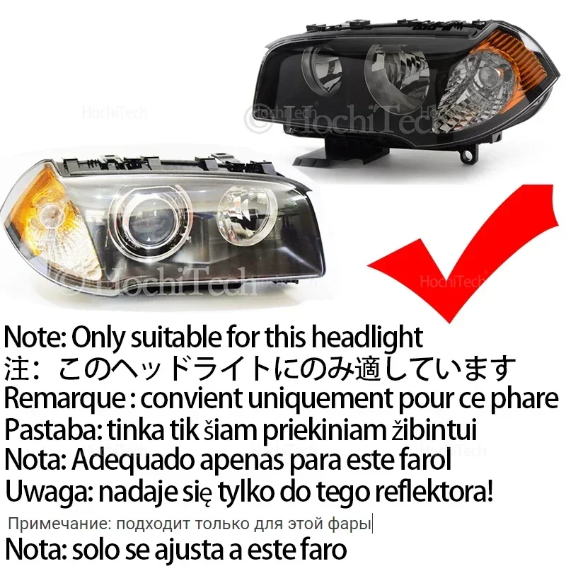 Remote Control Ultra Bright Multi Color RGB Cotton LED Angel Eyes Kit Rings for BMW E83 X3 2003-2010 Car Accessories