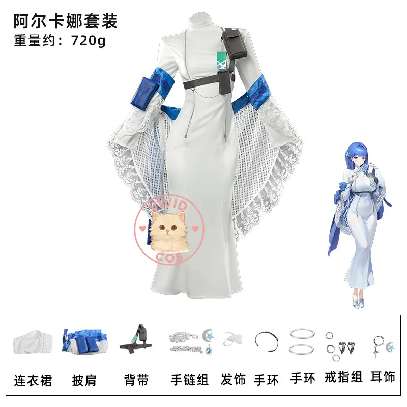 NIKKE: Goddess of Victory Arcana Complete Anime Cosplay Costume Set Anime-style Games Two-dimensional Slim-fit Dress Foe Woman