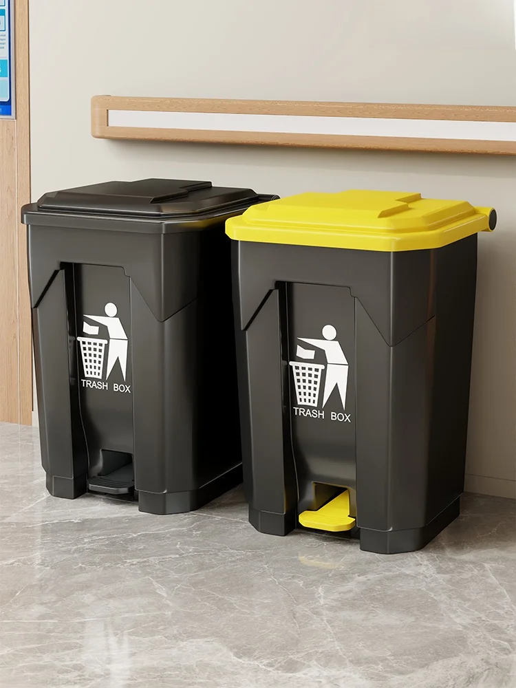Große Kapazität Fußpedal Abfallbehälter Medizinische Küche Wohnzimmer Batoom Tra Can Lin Jia Xiaosi PP Langzylinder Ape